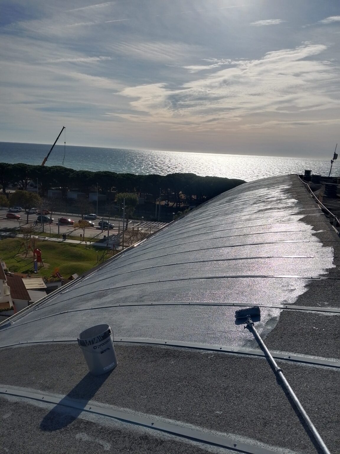 Sellado de juntas de dilatación y ventanas en altura en Maresme